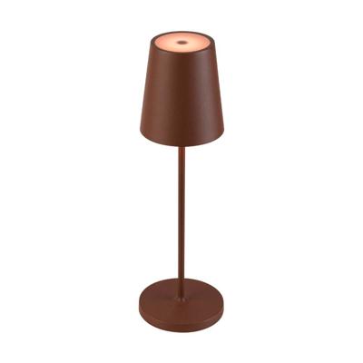 SLV Buiten tafellampVinolina Two roest - oplaadbaar - 1007695
