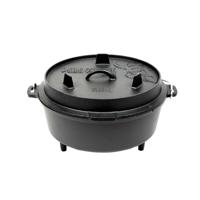 Valhal Dutch Oven Braadpan Gietijzer zonder pootjes 8 L