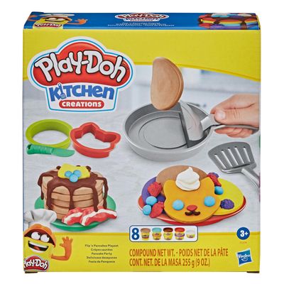 Play-Doh flip in de pan