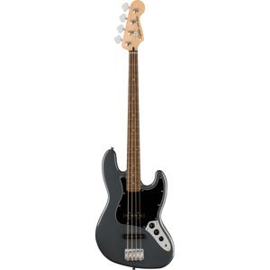 Squier Affinity Series Jazz Bass Charcoal Frost Metallic elektrische basgitaar