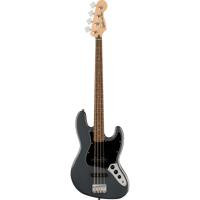 Squier Affinity Series Jazz Bass Charcoal Frost Metallic elektrische basgitaar - thumbnail