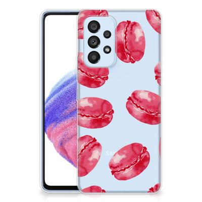 Samsung Galaxy A53 5G | Siliconen Case | Pink Macarons
