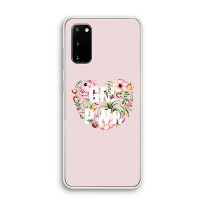 GRL PWR Flower: Samsung Galaxy S20 Transparant Hoesje