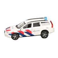 Politie Volvo V70 speelgoed auto 14 cm - thumbnail