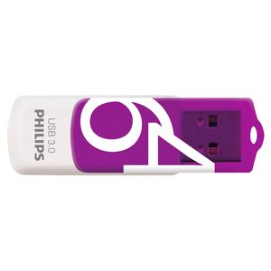 Philips FM64FD00B USB flash drive 64 GB USB Type-A 3.2 Gen 1 (3.1 Gen 1) Paars, Wit