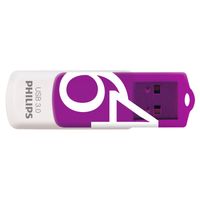 Philips FM64FD00B USB flash drive 64 GB USB Type-A 3.2 Gen 1 (3.1 Gen 1) Paars, Wit - thumbnail