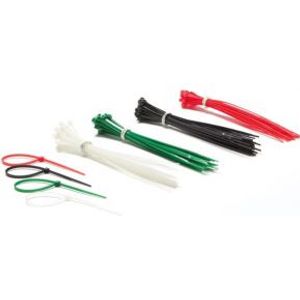 Nylon Kabelbindbandjes - 100 St. - Verschillende Kleuren