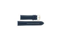 Horlogeband Fossil FS5271 Leder Blauw 22mm
