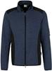 Hakro 836 Knitted fleece jacket Dawson - Mottled Navy - L