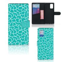 Samsung Galaxy A02s | M02s Hoesje Cracks Blue Samsung Galaxy A02s | M02s Hoesje Cracks Blue