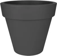 Pot pure rond d40cm antraciet