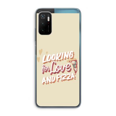 Pizza is the answer: Xiaomi Poco M3 Pro 5G Transparant Hoesje