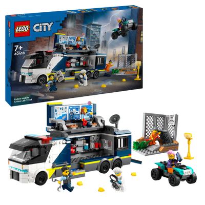 LEGO CITY politielaboratorium in truck 60418