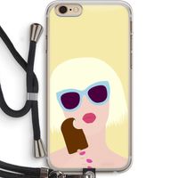 Ice cream: iPhone 6 PLUS / 6S PLUS Transparant Hoesje met koord