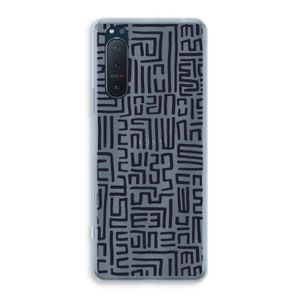 Moroccan Print: Sony Xperia 5 II Transparant Hoesje