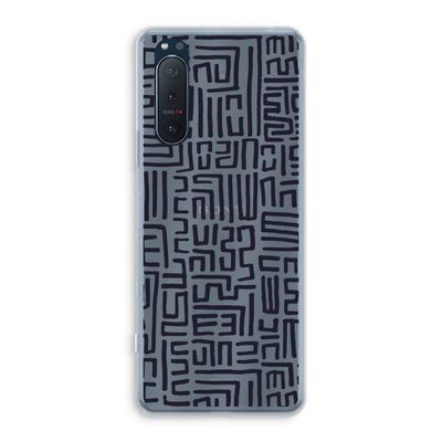 Moroccan Print: Sony Xperia 5 II Transparant Hoesje