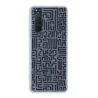 Moroccan Print: Sony Xperia 5 II Transparant Hoesje