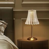 Aurora CrystalTouch - Klassieke Kristallen LED Tafellamp met Touchfunctie