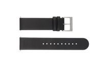 Horlogeband Mondaine A132.30348.11SBB / A627.30303.11SBB / BM20001V Vegan Zwart 20mm
