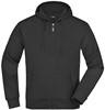 James & Nicholson JN042 Men´s Hooded Jacket - Black - L