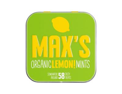 Max Organic Mints Lemon mints - 35gr