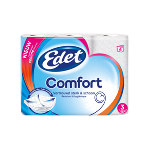 Edet Comfort 3Laags Toiletpapier 6 Rollen bij Jumbo