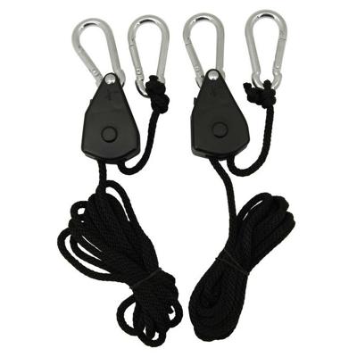Benson Takel met ratel en touw - set van 2x stuks - 2 meter - 34 kg