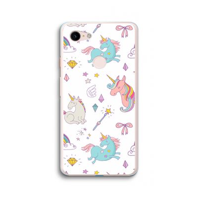 Fantasiewereld: Google Pixel 3 XL Transparant Hoesje