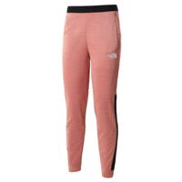 The North Face Mountain Athletics Fleece Pant Broek Dames Joggingbroek Rose Dawn Dark Heather - TNF Black L