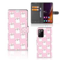 Samsung Galaxy Note20 Ultra Telefoonhoesje met Pasjes Sleeping Cats