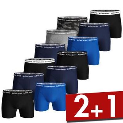 BjÃ¶rn Borg 12 stuks Essential Shorts 222 * Actie *