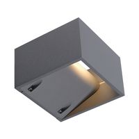 Wandlamp LOGS WALL zilvergrijs 1xLED 3000K