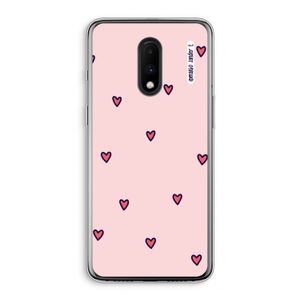 Hartjes: OnePlus 7 Transparant Hoesje