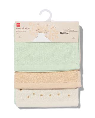 HEMA Monddoekjes Badstof 30x30 - 3 Stuks