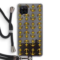 Musketon Anchor: Samsung Galaxy A12 Transparant Hoesje met koord