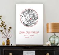 Amsterdam arena canvas schilderij