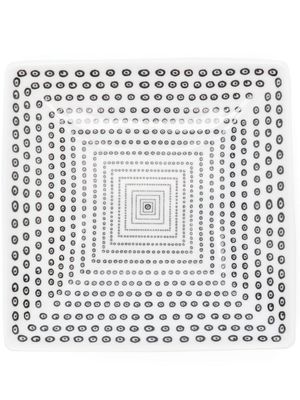 GINORI 1735 x 10 CORSO COMO assiette carrée (13,5 cm x 13,5 cm) - Blanc