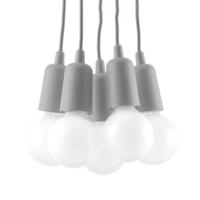 Hanglamp DIEGO 5 grijs