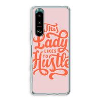 Hustle Lady: Sony Xperia 5 III Transparant Hoesje