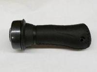 Gazelle Handvat links 100 mm met draaibel - zwart aero leder