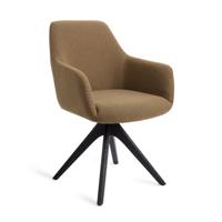 Jesper Home Eetkamerstoel 'Hiroo' Revolve Oak Black, kleur Willow