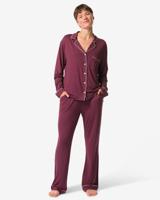 HEMA Damespyjama bordeauxrood (bordeauxrood)