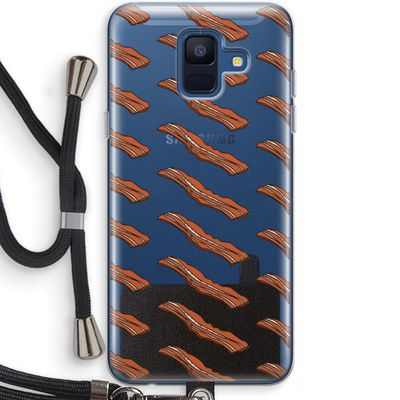 Bacon to my eggs #2: Samsung Galaxy A6 (2018) Transparant Hoesje met koord