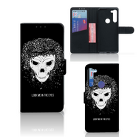 Telefoonhoesje met Naam Motorola G8 Power Skull Hair - thumbnail