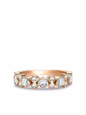 Pragnell bague Bubbles en or rose 18ct ornée de diamants