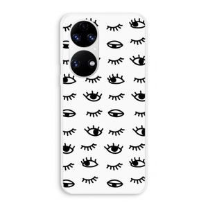 Eye pattern #2: Huawei P50 Transparant Hoesje
