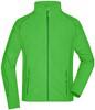 James & Nicholson JN597 Men´s Structure Fleece Jacket - Green/Dark-Green - XL