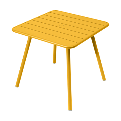 Fermob Luxembourg tuintafel vierpoot 80x80 cm Honey