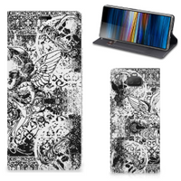 Mobiel BookCase Sony Xperia 10 Plus Skulls Angel - thumbnail