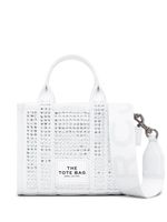 Marc Jacobs sac cabas The Crystal Canvas Crossbody Tote - Blanc - thumbnail